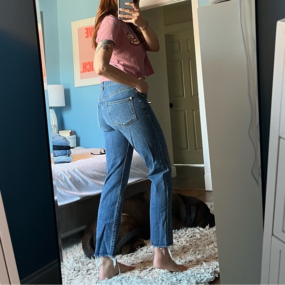 Pilcro & the Letterpress Vintage Straight Jeans - Picture 2 of 3